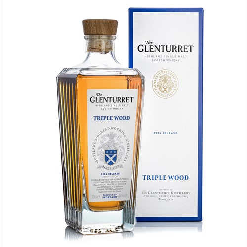 The Glenturret Triple Wood Single Malt Scotch Whisky 70cl - A Sweet, Spicy, and Soft Whisky